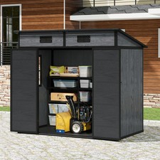 5x3, 6x4, 8x6ft Grey Wood