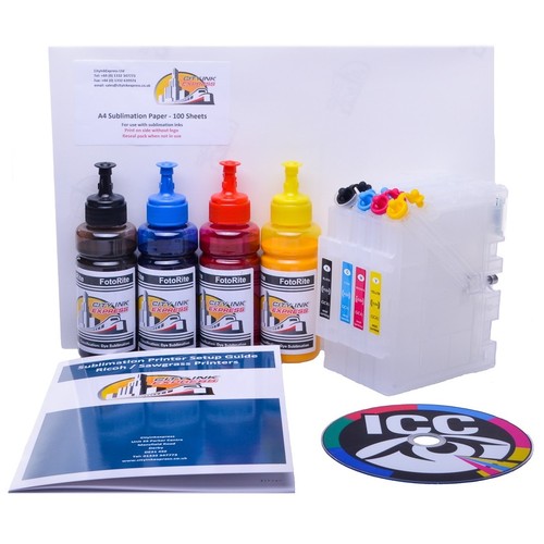 Sublimation ink cartridge - , fits