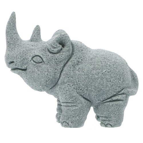 Firm stone rhino statue - firm,