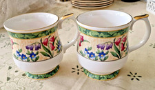 Queens Fine Bone China Mug x 2