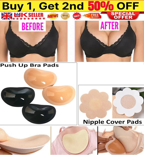 Silicone gel bra pads push - silicone, up