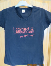 Dirty Dancing T-shirt "I carried a Watermelon" Size M Black Fruit of the Loom