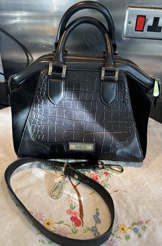 Biba black leather suede - black,