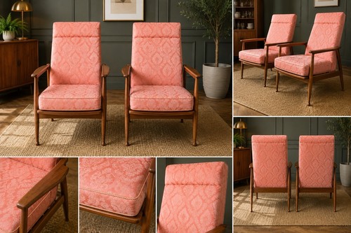 Pair vintage mid century - of, mid-century