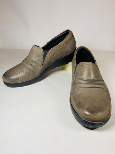 Pavers womens leather slip - slip, on
