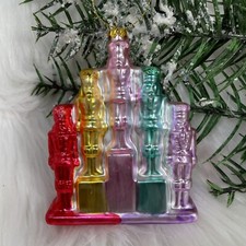 Soldier Candelabra Blown Glass