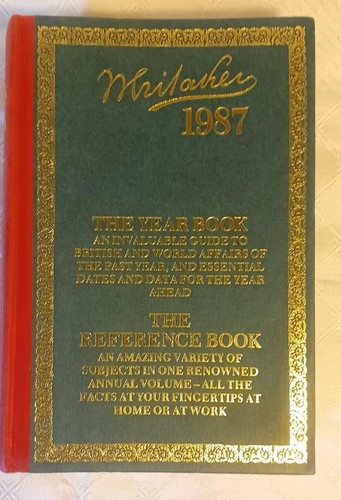 Whitaker almanac 1987 - hb,