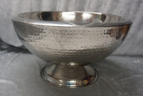 Large hammered stainless steel - hammered,