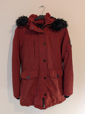 ? Superdry Everest Padded Parka - UK 8 (Red) ?