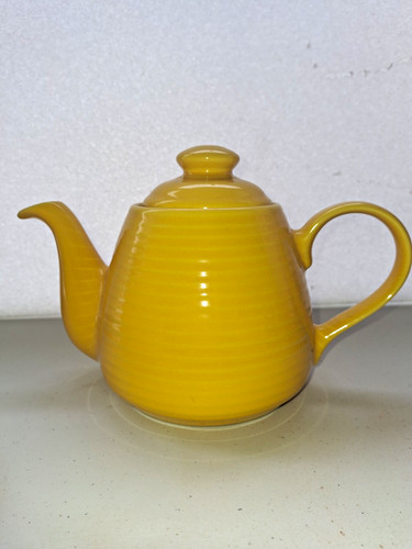 Vintage rayware yellow ribbed - vintage,