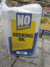 1 x 5l of decking oil plus 10l of Ronseal decking protector