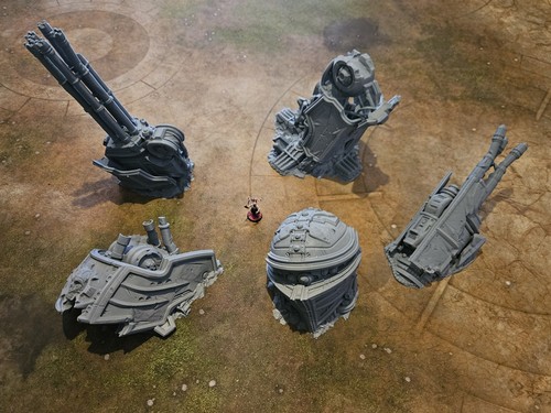 Huge fallen titan terrain - huge,