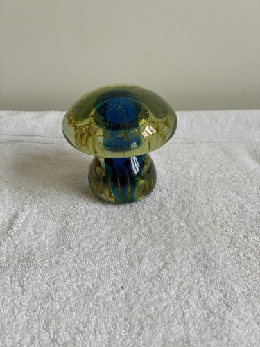 Vintage mdina glass mushroom - mdina,