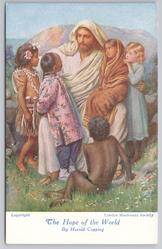 Printed jesus and children - jesus,