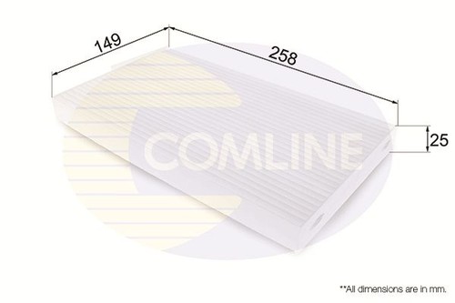Comline cabin air filter - cabin,