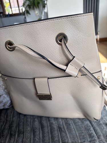 New beige handbag with - new,