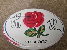 England Rugby Squad Signed