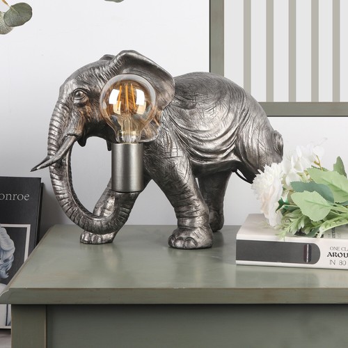 Elijah elephant table lamp - elephant,