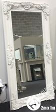 Mirror HUGE White Ornate Regal Decorative Free Standing - PARIS *NEW* - Leaner