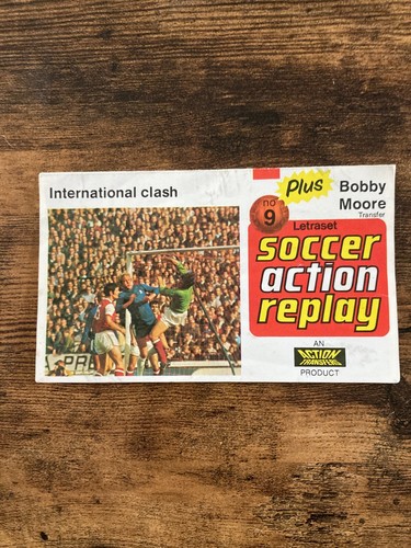 Letraset soccer action - action, replay