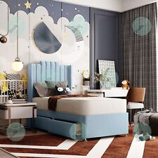 BRAND NEW KIDS DIVAN BED WITH STORAGE - DIVAN BASE - MATTRESS - HEADBOARD