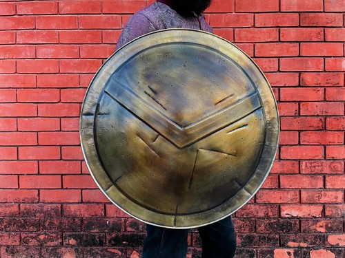 Medieval spartan shield - shield, king