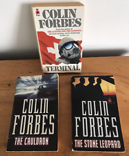 Colin Forbes Books Paperback Bundle Terminal The Cauldron The Stone Leopard