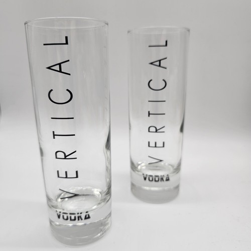 Vertical vodka glass - glass, of
