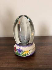 LONGPARK TORQUAY POTTERY HAND PAINTED PAPERWEIGHT 