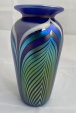 Signed Art Glass Vase