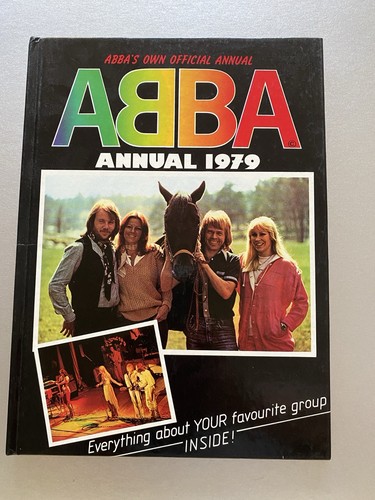 Abba annual 1979 hardback book - annual,