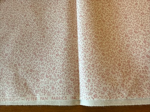Vtg pink ditsy - ditsy, 100%