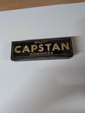 Vintage Wills's Capstan Dominoes In Metal Tin