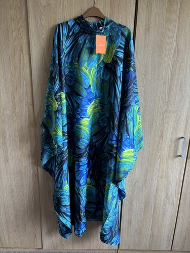 Satin kaftan dress - -,