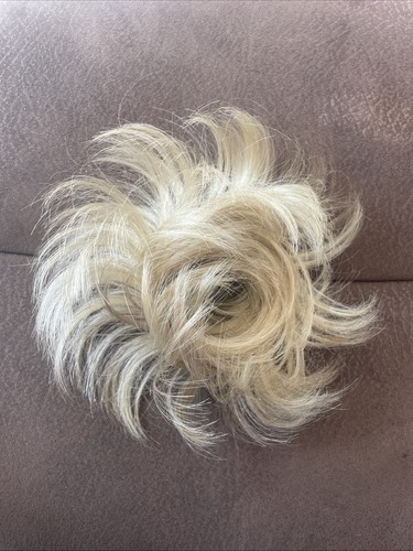 Faux blonde hair scrunchie - faux,