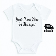 Personalised baby grow - personalised,