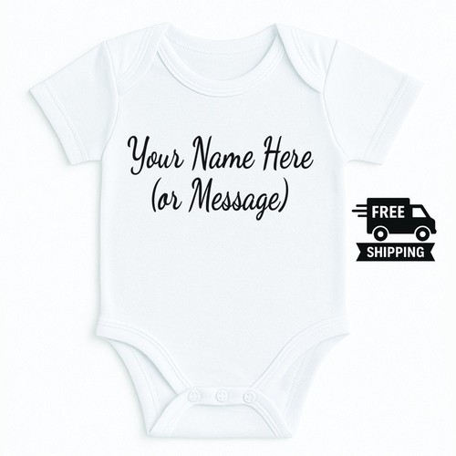Personalised baby grow - personalised,