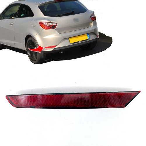 Rear bumper reflector - rear, lens