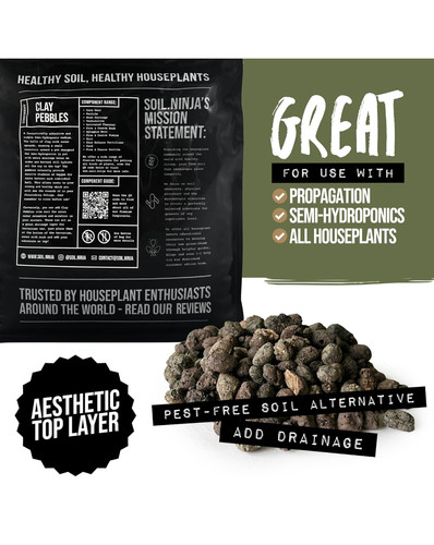 Soil ninja leca clay - leca, pebbles