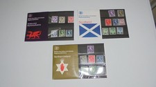 3 1970 POST OFFICE REGIONAL DEFINITIVE STAMP PRESENTATION PACKS