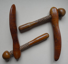 VINTAGE WOODEN CORK SCREW SHOE