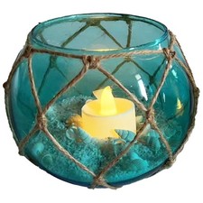 Fishing ball tea light made of