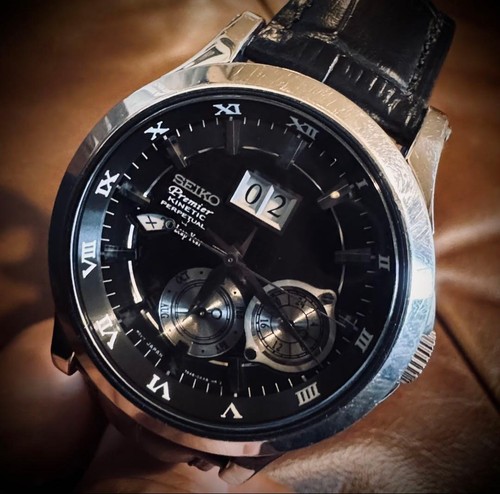 Seiko premier kinetic watch - kinetic,