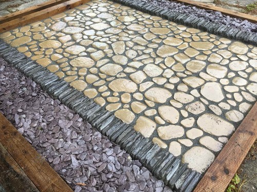 Mull cobble paving buff - cobble,