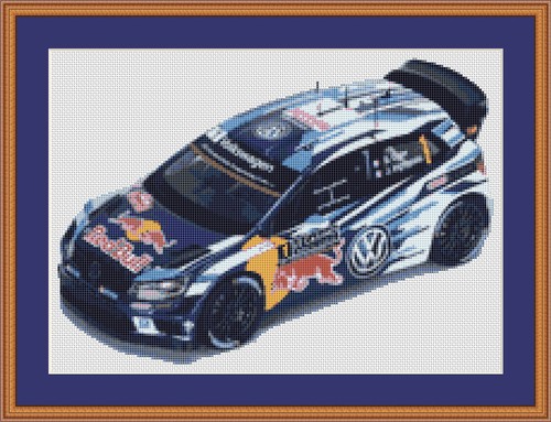 Polo wrc rally car - rally,