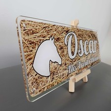 Personalised Horse Nameplate
