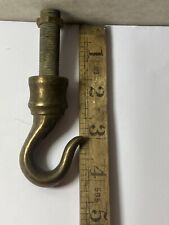 Antique Old Art Nouveau French Cast Brass Chandelier Lighting Hook Very Rare