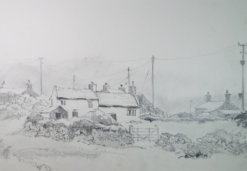 Original pencil drawing - drawing,