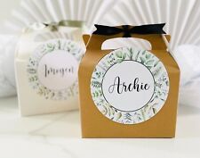 Personalised Children Wedding Favour | Activity Box | Party Bag | Gift Box Brown