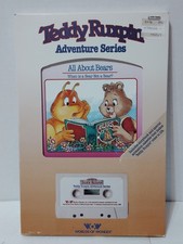 NEW! Teddy Ruxpin Adventure Series All About Bears Cassette & Book Vintage 1985